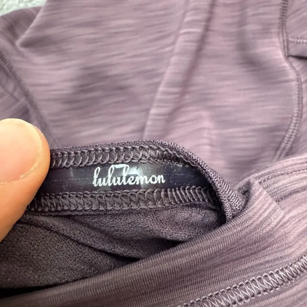 Lululemon Invigorate High Rise Compression Tight Leggings Womens 6 Purple W5QLS